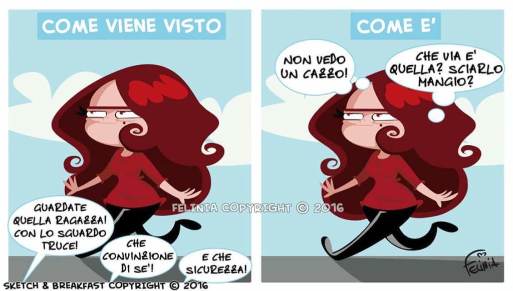 ragazza che passeggia